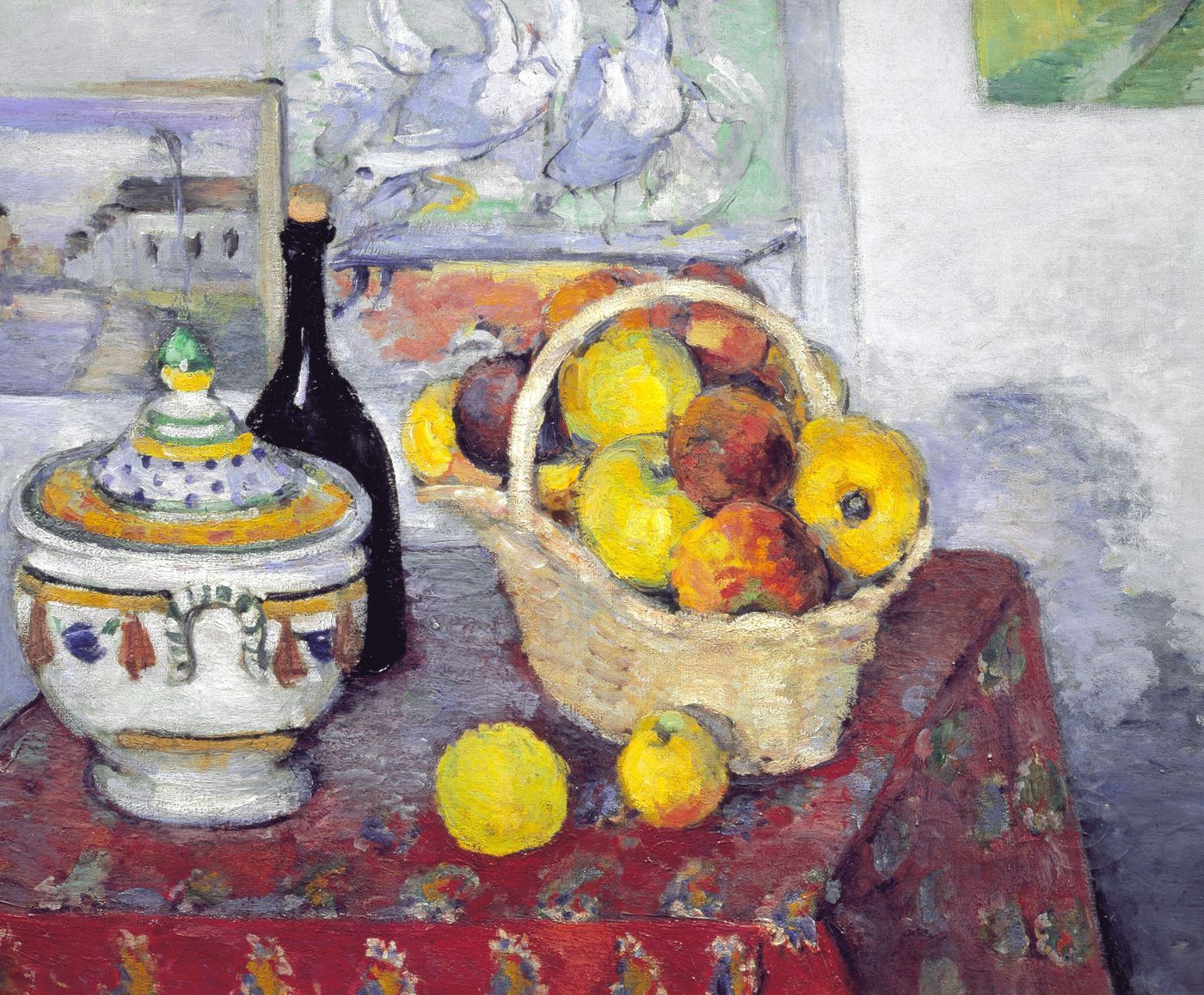 본문 이미지 - 폴 세잔 Paul C&eacute;zanne, 수프 그릇이 있는 정물 Still Life with Soup Tureen, 1877년경, 캔버스에 유채, 65 x 81.5 cm,Mus&eacute;e d&#39;Orsay, Paris, Bequest of Auguste Pellerin, 1929, inv. RF 2818, GNC Media 제공