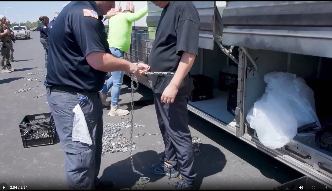 본문 이미지 -  미국 이민세관단속국 홈페이지에 올라온 동영상 캡처/출처:ICE 