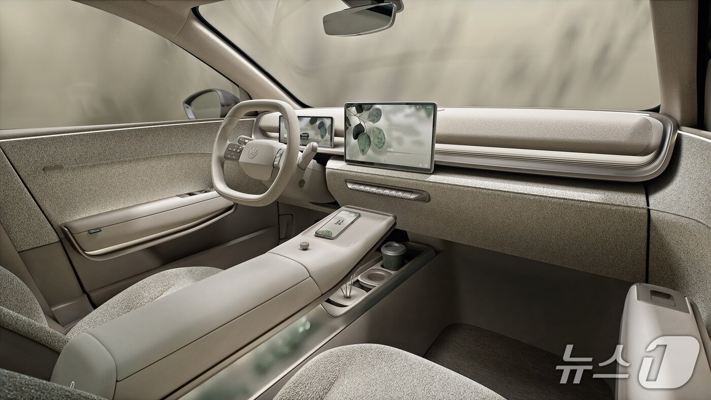 본문 이미지 -  ID.크로스 콘셉트 실내.(폭스바겐 제공)