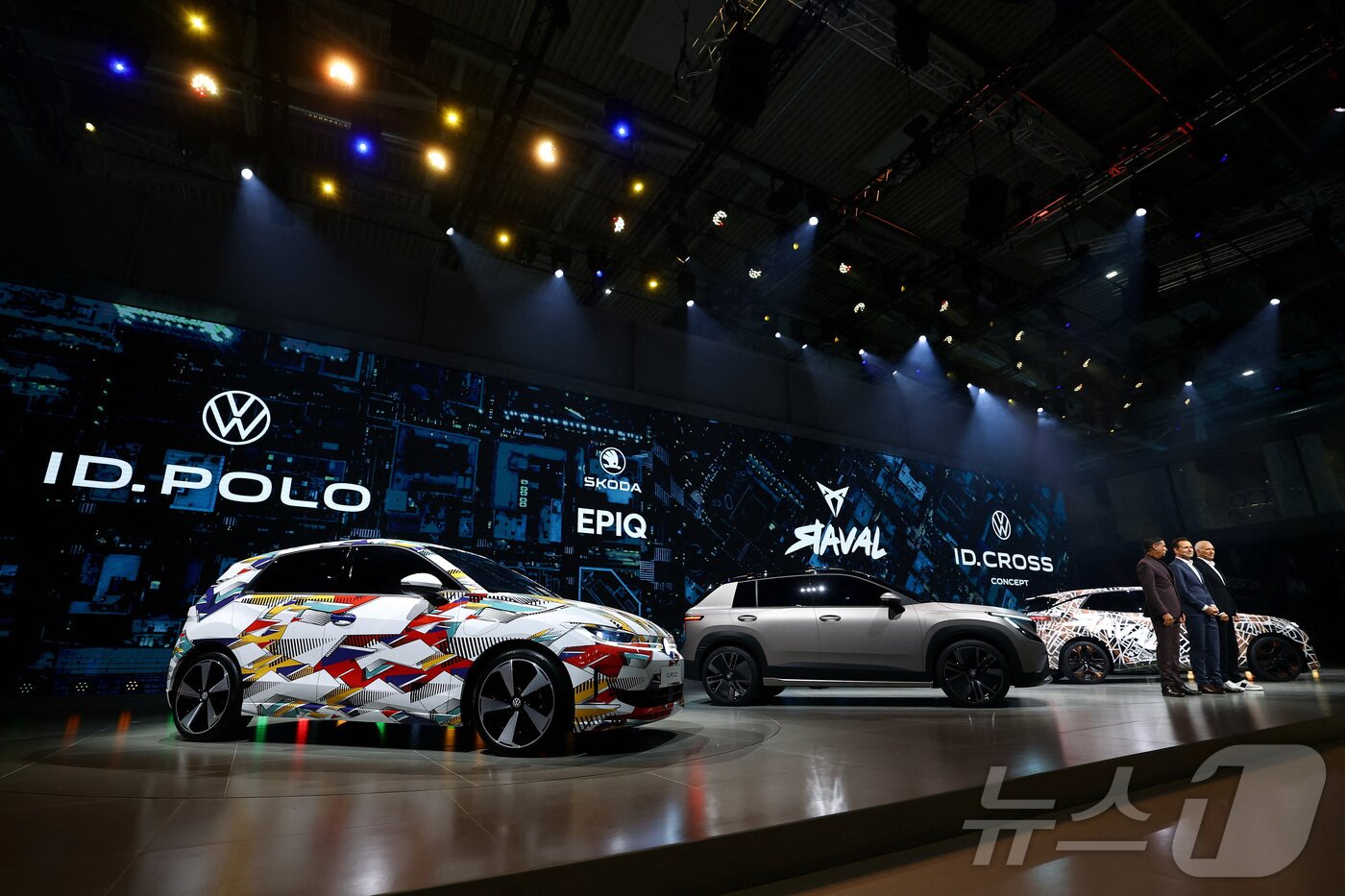 본문 이미지 - 폭스바겐그룹은 7일&#40;현지시간&#41; 독일 뮌헨서 IAA 모빌리티 2025 개막을 하루 앞두고 미디어 워크숍을 개최했다.ⓒ 로이터=뉴스1