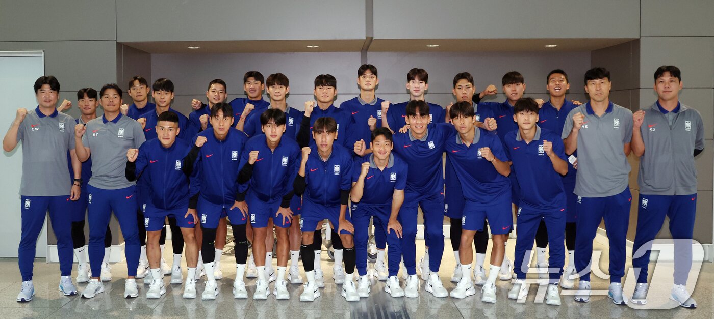 본문 이미지 - 2025 FIFA 20세 이하 &#40;U-20&#41; 월드컵 대표팀 2025.9.8/뉴스1 ⓒ News1 김명섭 기자