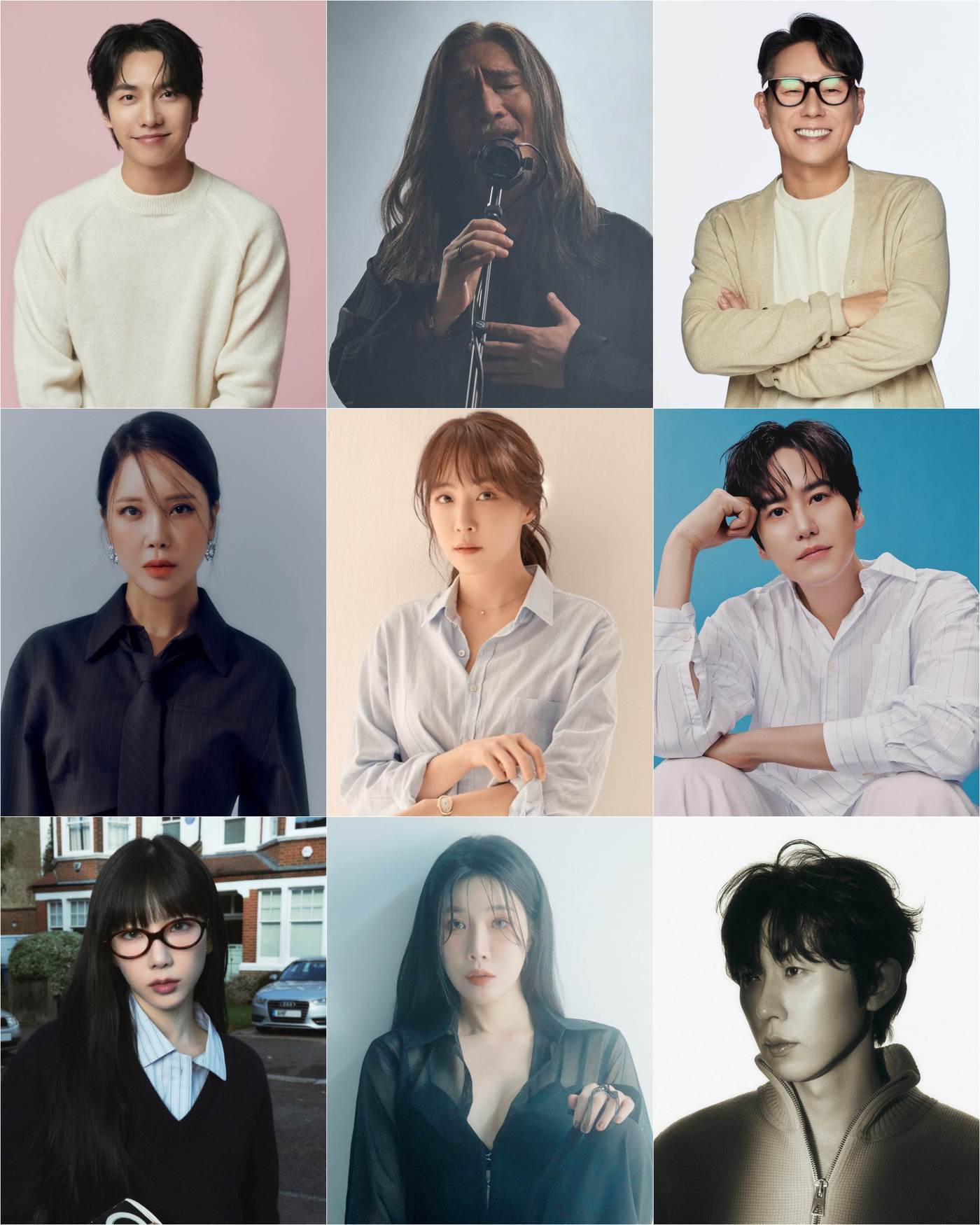 본문 이미지 - 이승기(빅플래닛메이드엔터), 임재범(블루씨드엔터테인먼트), 윤종신(미스틱스토리), 백지영(트라이어스엔터테인먼트), 김이나(미스틱스토리), 규현(안테나), 태연(SM엔터테인먼트), 이해리(씨에이엠위더스), 코드 쿤스트(두오버엔터테인먼트)