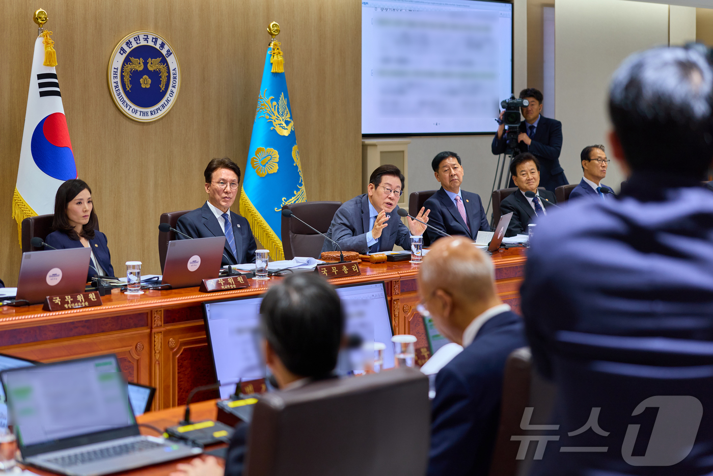 (서울=뉴스1) 이재명 기자 = 이재명 대통령이 9일 서울 용산 대통령실 청사에서 열린 제41회 국무회의에서 발언을 하고 있다. (대통령실 제공. 재판매 및 DB 금지) 2025. …