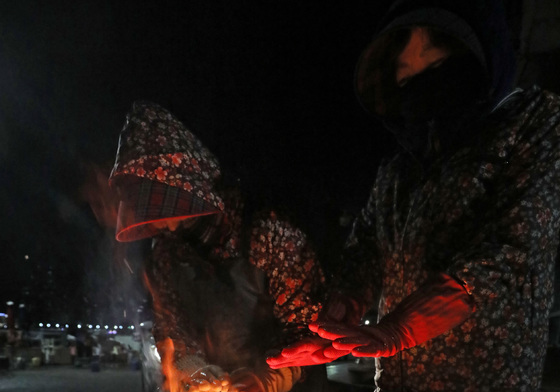 새해 첫날 매서운 추위에