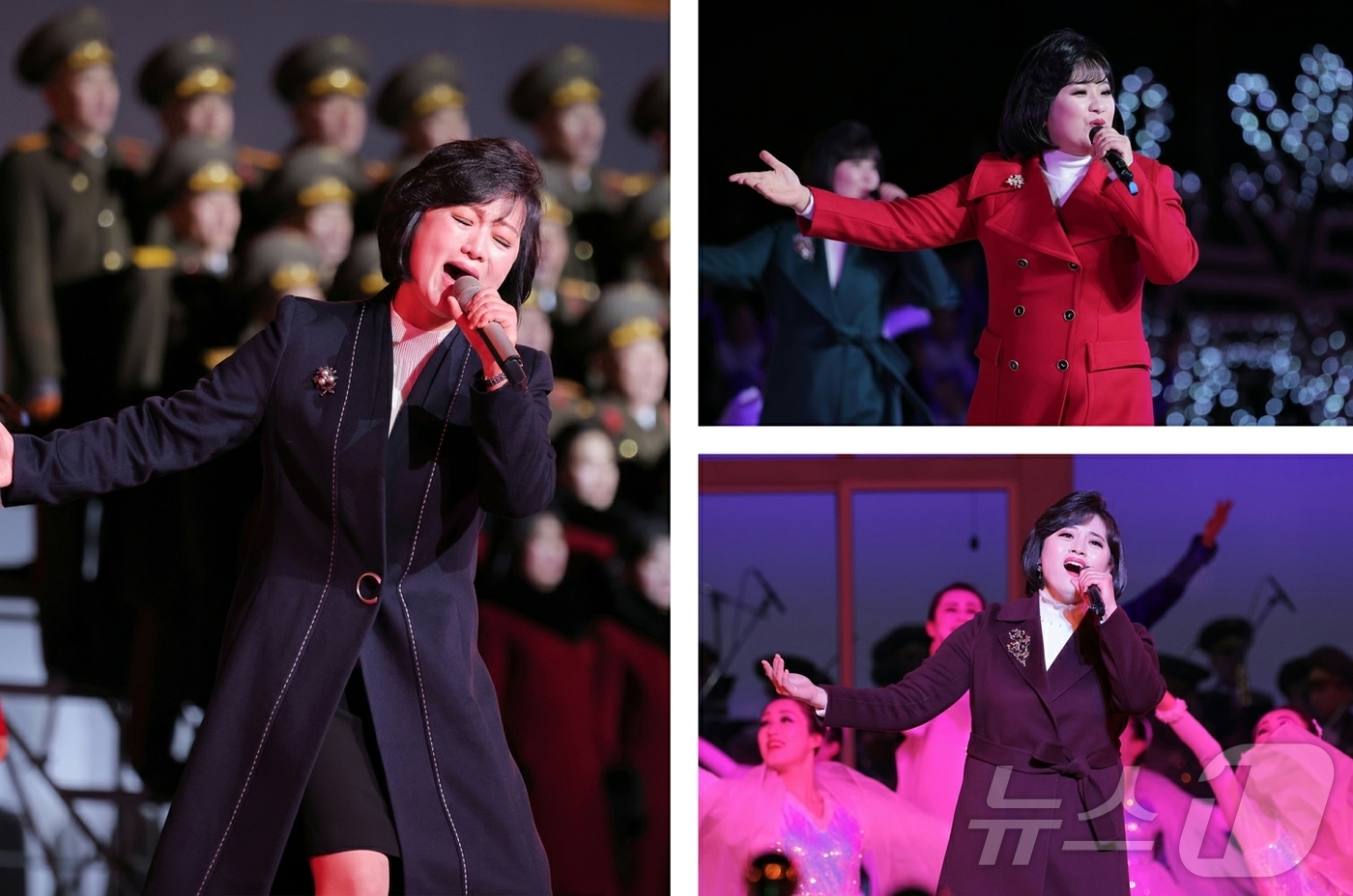 (평양 노동신문=뉴스1) = 북한 노동당 기관지 노동신문은 '2026년 신년경축공연'이 평양 5월1일경기장에서 성황리에 진행됐다고 1일 보도했다. [국내에서만 사용가능. 재배포 금 …