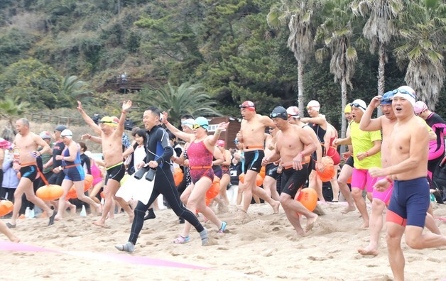 서귀포 겨울바다로 달려라