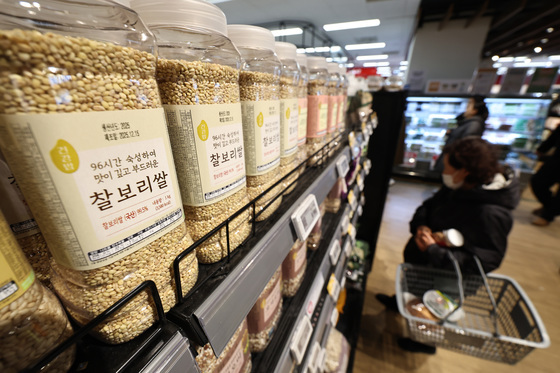 보리쌀 가격 38% '껑충'