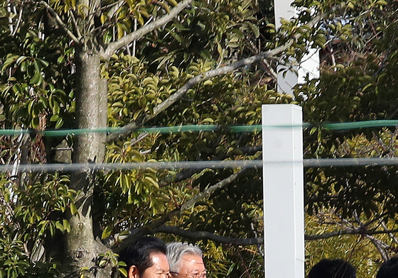 양산 평산마을 찾은 정청래 대표