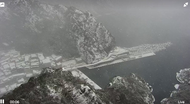 대설경보 내려진 울릉도·독도 최대 22.6㎝ 쌓여