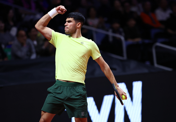 신네르와 경기 이긴 알카라스