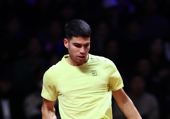 알카라스, 가볍게 툭