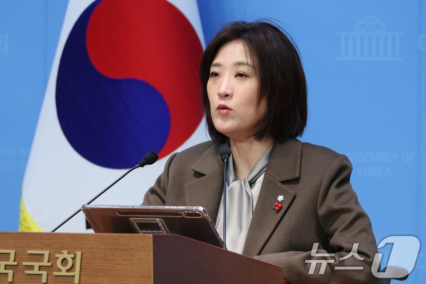 본문 이미지 - 최보윤 국민의힘 수석대변인. ⓒ 뉴스1 신웅수 기자