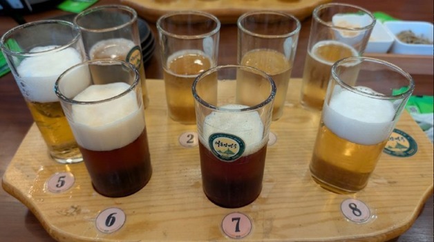 北, 대동강맥주 '1~8번 플래터'로 관광객 공략…"2번이 가장 대중적"