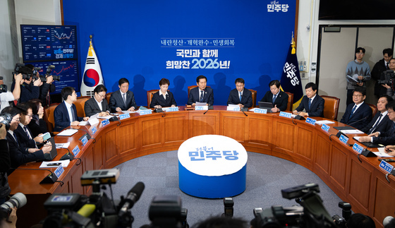 정청래·한병도, 투톱 첫날'…1인1표제·2차특검 한목소리(종합)