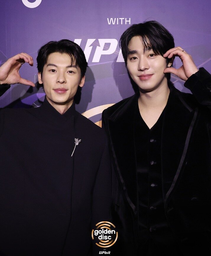 본문 이미지 - 배우 허광한, 안효섭 / 골든디스크 인스타그램