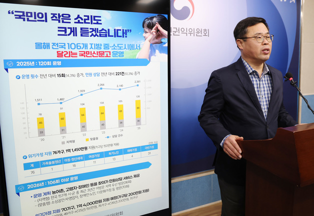 달리는 국민신문고, 국민의 작은 소리도 크게 듣겠습니다!