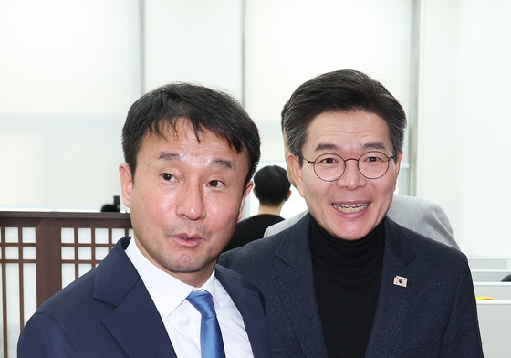 한병도 원내대표 찾은 정원오