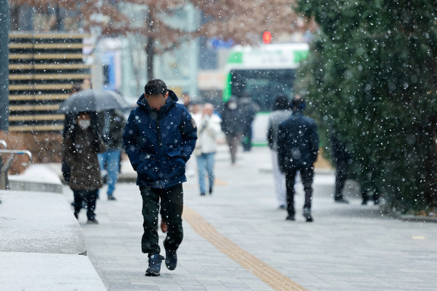 함박눈 쏟아지는 서울