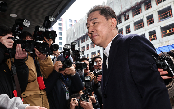 김병기 "무고함 밝혀지도록 충실히 답변"…윤리심판원 출석