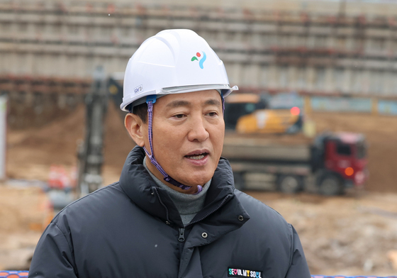 현장 소감 밝히는 오세훈 서울시장