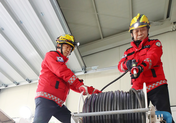 '산불대비' 다목적산불진화방제차 점검
