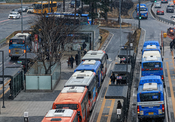 서울시 시내버스 파업 하루 전