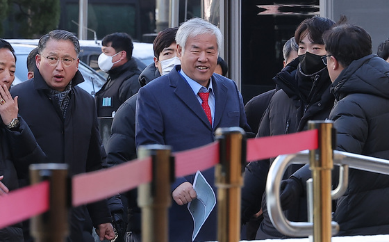 영장실질심사 출석하는 전광훈