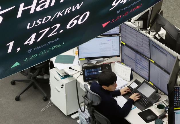 환율 1470원대로 급등