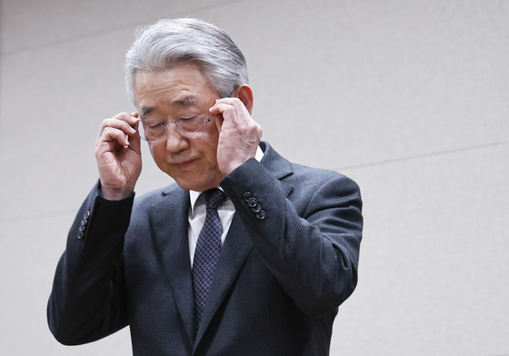 기자회견 마친 강호동 농협중앙회장