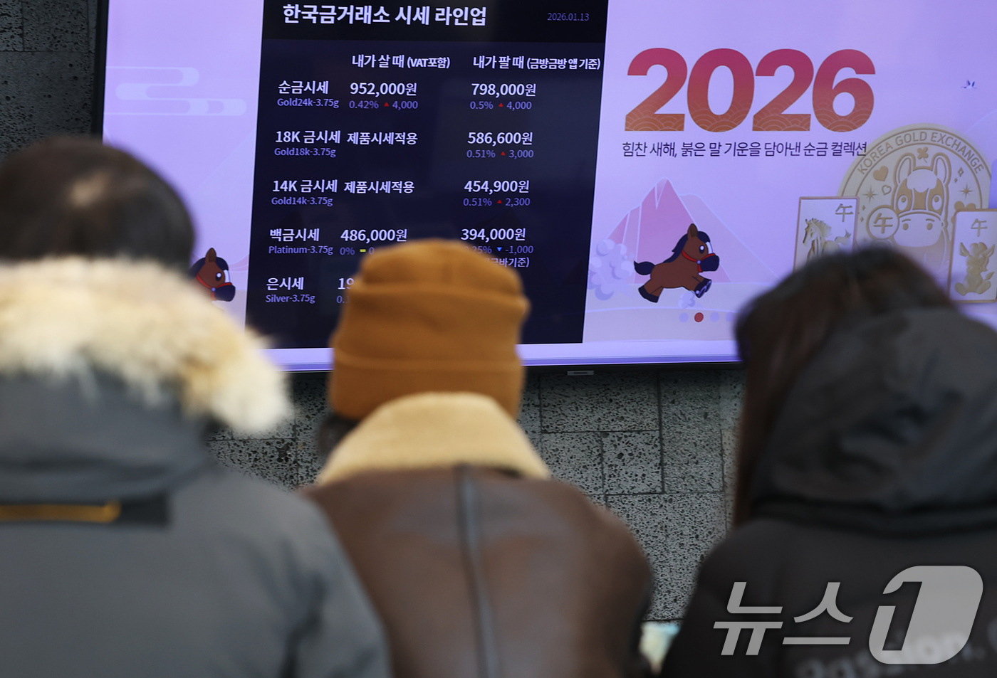 (서울=뉴스1) 오대일 기자 = 도널드 트럼프 미국 행정부가 제롬 파월 미 연방준비제도(Fed) 의장 수사에 나선 가운데 연준의 독립성 우려가 커지면서 금값이 사상 최고치를 경신했 …