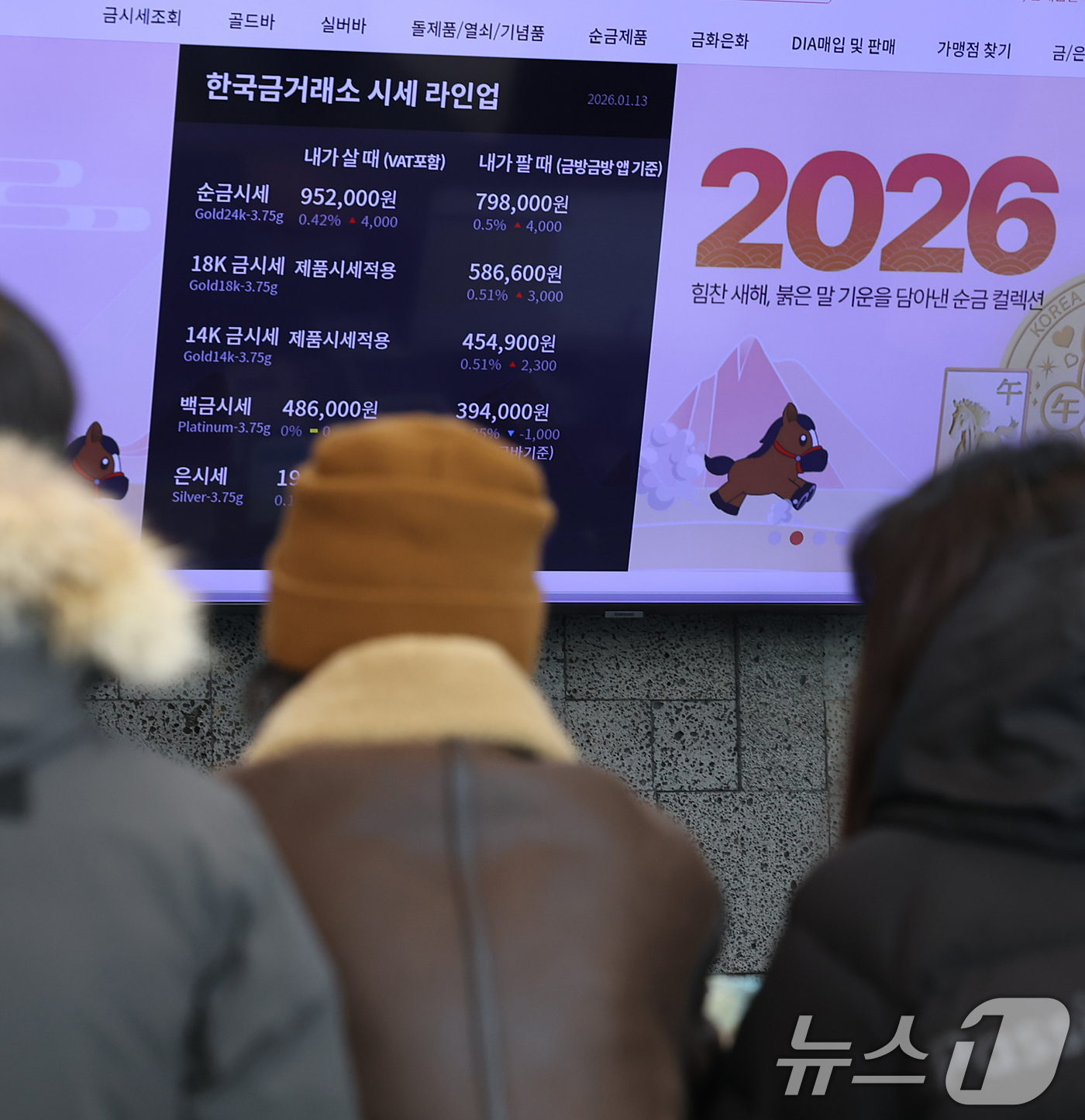 (서울=뉴스1) 오대일 기자 = 도널드 트럼프 미국 행정부가 제롬 파월 미 연방준비제도(Fed) 의장 수사에 나선 가운데 연준의 독립성 우려가 커지면서 금값이 사상 최고치를 경신했 …