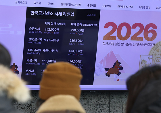 안전자산 수요로 금값 급등