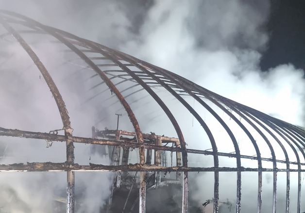 임실 비닐하우스서 불…난방기 원인 추정