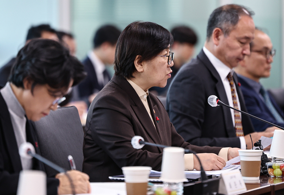 인사말 하는 정은경 장관