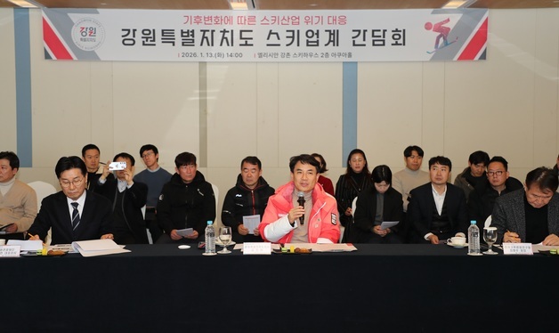 강원도, 스키 산업 위기 대응 간담회 개최