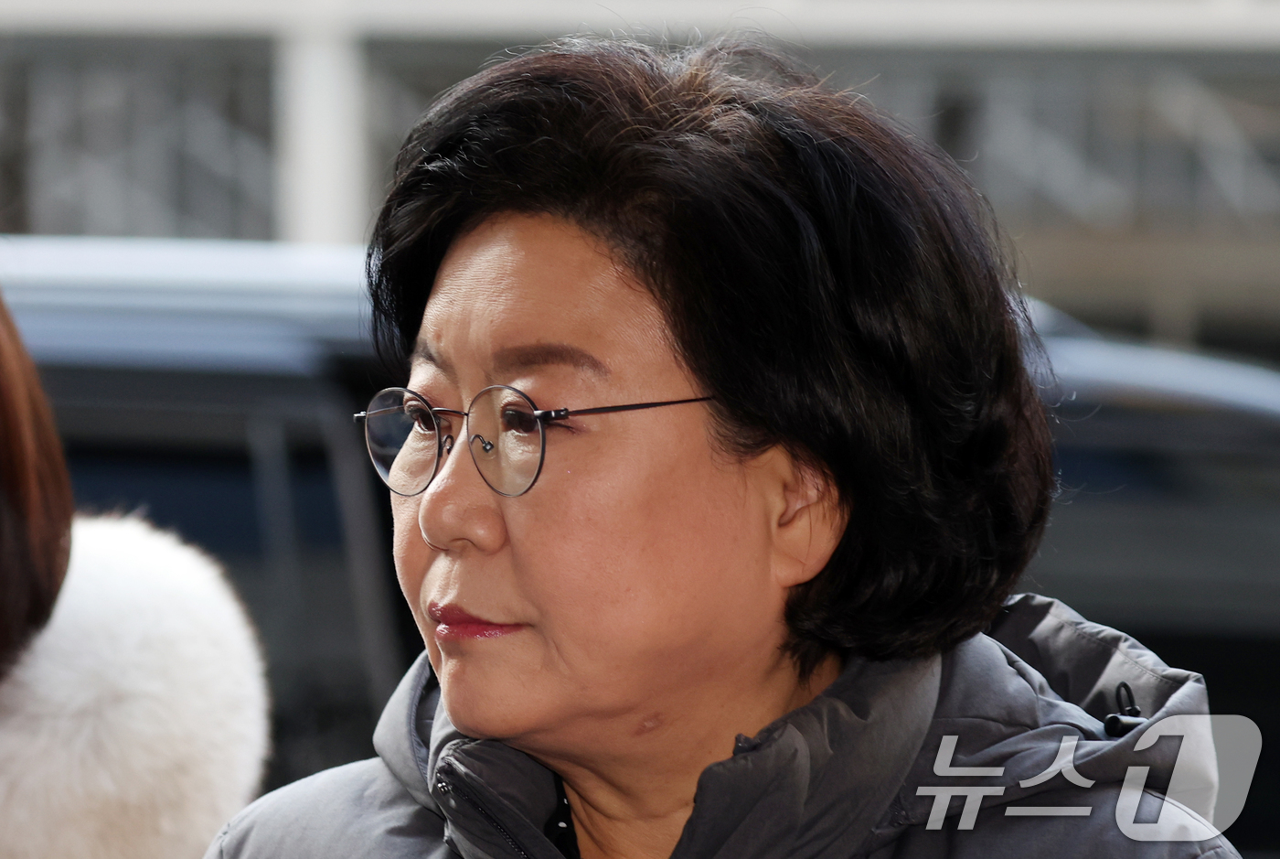 (서울=뉴스1) 김명섭 기자 = 이혜훈 기획예산처 장관 후보자가 14일 오전 서울 중구 예금보험공사에 마련된 인사청문회 준비 사무실로 출근하고 있다. 2026.1.14/뉴스1