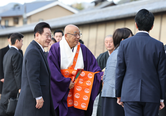 李대통령·다카이치, 韓 불교 영향받은 '호류지'서 친교행사