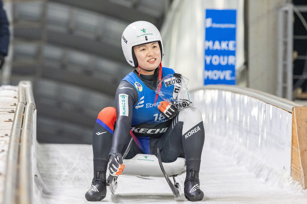 '삼수' 만에 첫 올림픽 정혜선, 유일한 루지 한국 대표로 밀라노 간다