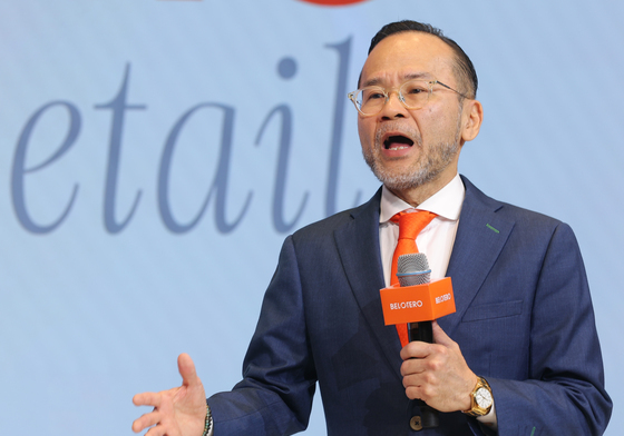 '벨로테로' 신규 캠페인 공개 행사 참석한 로렌스 시오우 대표