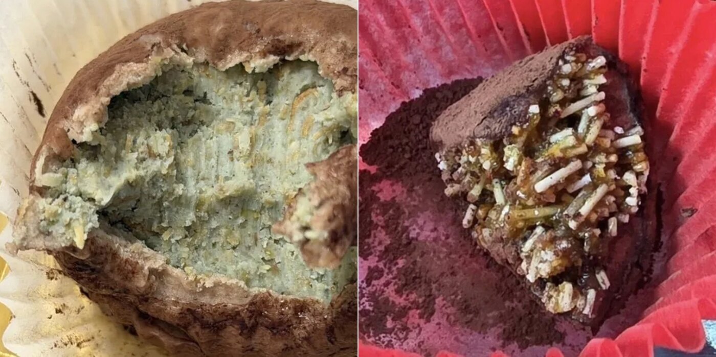 본문 이미지 - 소셜미디어에 올라온 '두쫀쿠' 불만 후기 올라온 제품들. 출처=에펨코리아