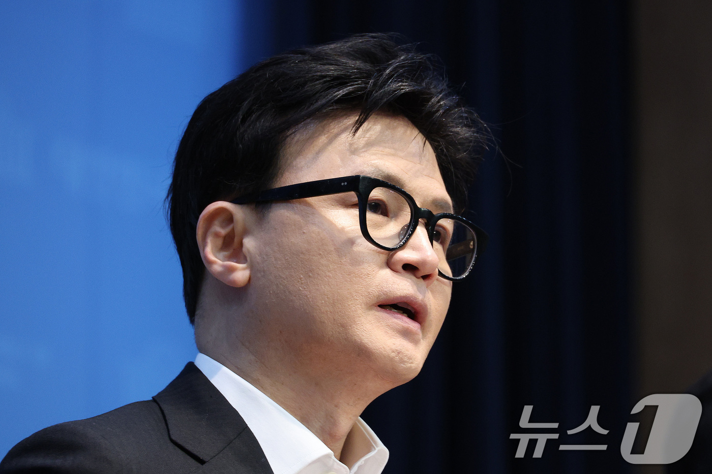 (서울=뉴스1) 신웅수 기자 = 한동훈 전 국민의힘 대표가 14일 서울 여의도 국회 소통관에서 당 윤리위원회 제명 결정과 관련해 입장을 밝히고 있다. 2026.1.14/뉴스1