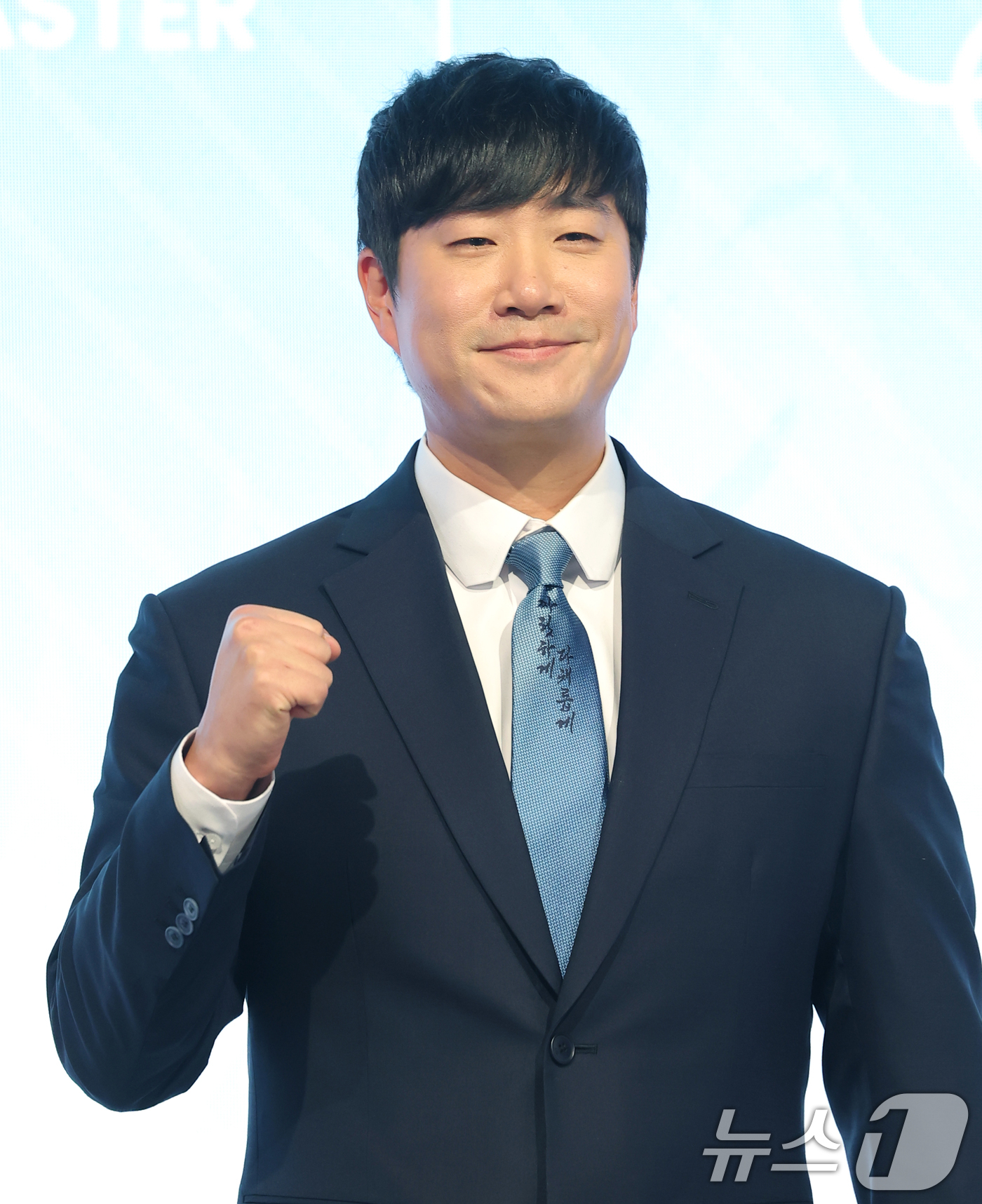 (서울=뉴스1) 권현진 기자 = 배성재 캐스터가 14일 서울 영등포구 페어몬트 앰배서더 서울에서 열린 ‘2026 밀라노 코르티나 동계올림픽 JTBC 단독 중계’ 기자간담회에 참석해 …