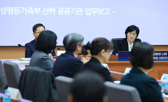 원민경 장관, 성평등가족부 산하기관 업무보고 모두발언