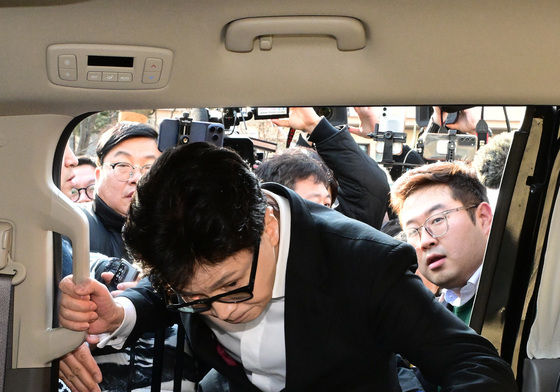 국회 나서는 한동훈