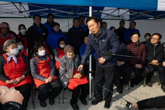 당진 백석올미마을기업 찾은 정청래 민주당 대표