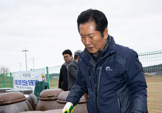 현장체험하는 정청래 민주당 대표