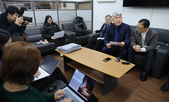 통일부 기자실 찾은 남북경협기관·단체장