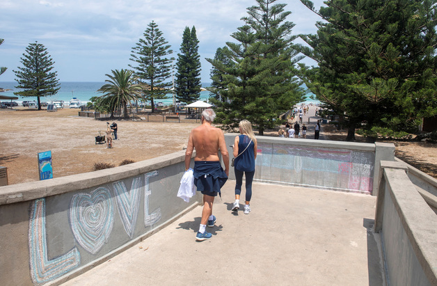 [포토] 호주 본다이 비치의 보행자 전용 다리