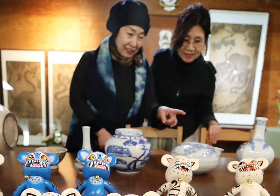 다양한 호랑이 기념품