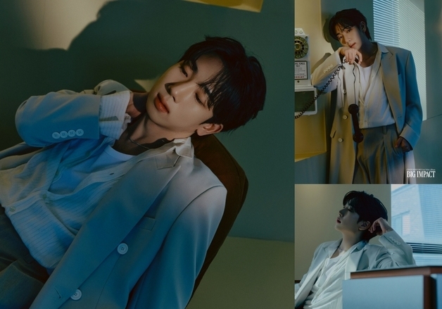 최수호, 조명 아래 성숙한 눈빛…신보 첫 콘셉트 사진 공개